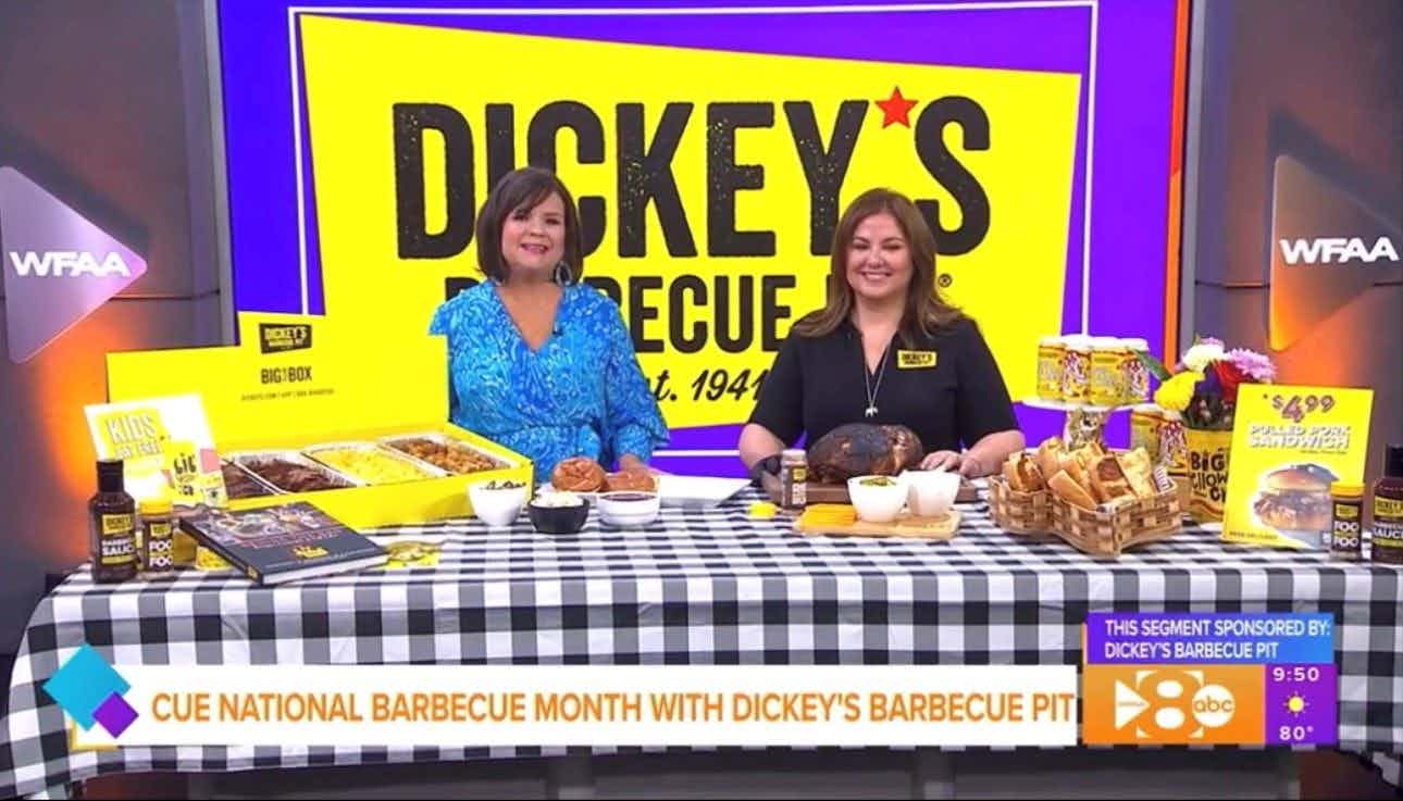 Dickey's Barbecue Pit CEO, Laura Rea Dickey, Kicks Off National Barbecue Month with WFAA