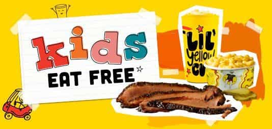 Dickey’s Barbecue Pit Brings Back Kids Eat Free Starting December 26