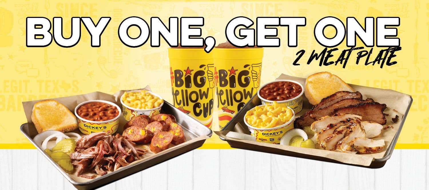 Buy One 2 Meat Plate, Get One Free