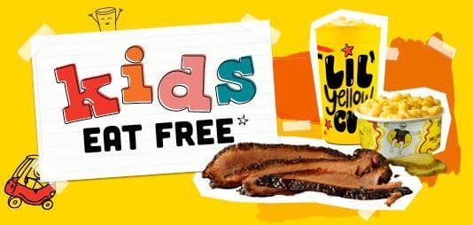 Dickey’s Barbecue Pit Brings Back Kids Eat Free Promotion Starting December 26